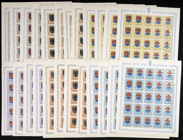 729 | Luxembourg. Sets and stamps stock