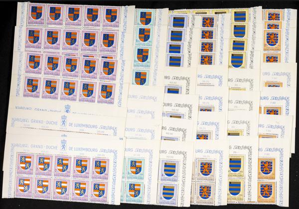 732 | Luxembourg. Sets and stamps stock