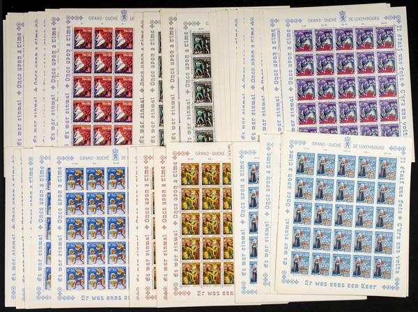 743 | Luxembourg. Sets and stamps stock