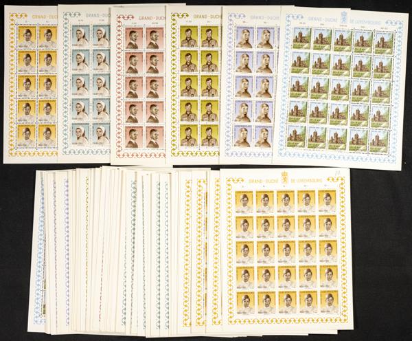 746 | Luxembourg. Sets and stamps stock