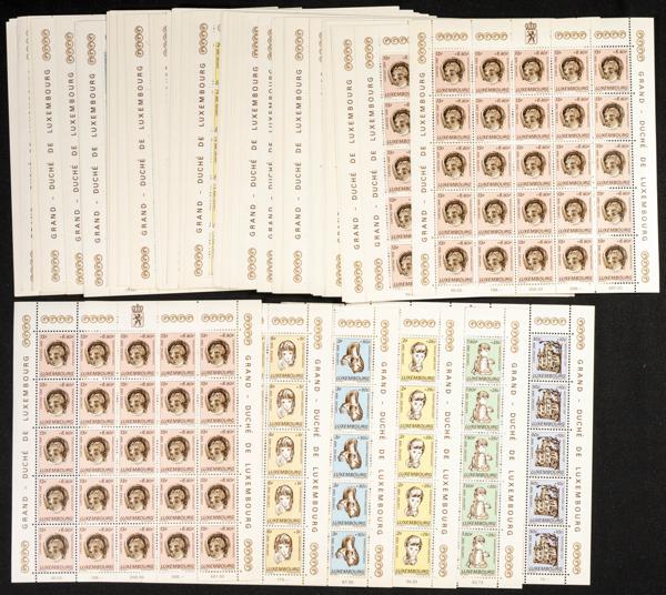 747 | Luxembourg. Sets and stamps stock