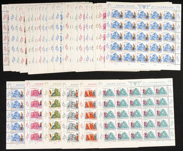 748 | Luxembourg. Sets and stamps stock