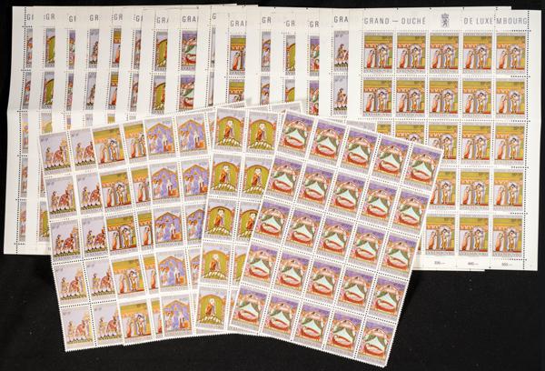 753 | Luxemburgo. Stock de Series y Sellos