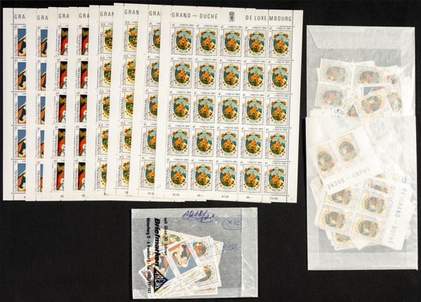 763 | Luxemburgo. Stock de Series y Sellos