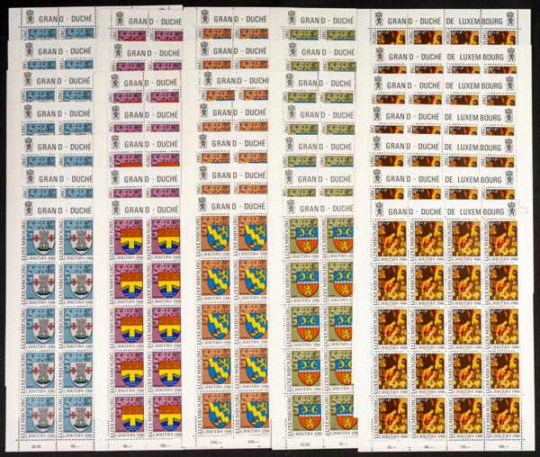764 | Luxemburgo. Stock de Series y Sellos