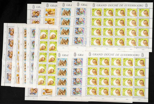 771 | Luxemburgo. Stock de Series y Sellos
