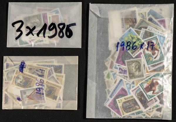 772 | Luxemburgo. Stock de Series y Sellos