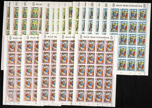 776 | Luxemburgo. Stock de Series y Sellos