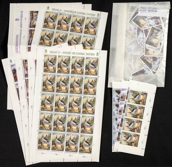 778 | Luxemburgo. Stock de Series y Sellos