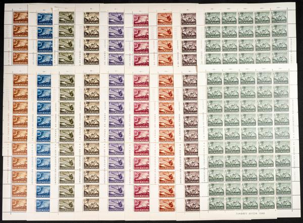 780 | Luxemburgo. Stock de Series y Sellos