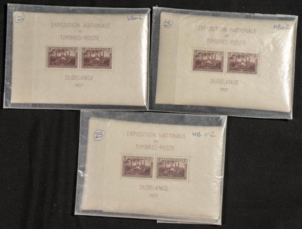 781 | Luxemburgo. Stock de Series y Sellos