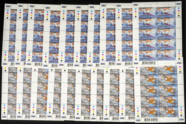 784 | Malta. Stock de Series y Sellos