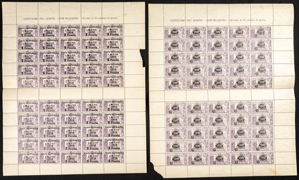 78 | Lotes y Colecciones.España. Stock de Series y Sellos