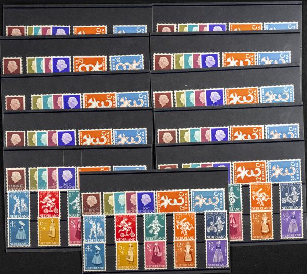 807 | Netherlands. Sets and stamps stock