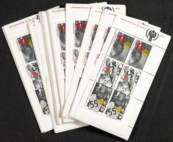860 | Países Bajos. Stock de Series y Sellos