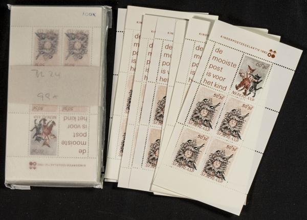 864 | Países Bajos. Stock de Series y Sellos
