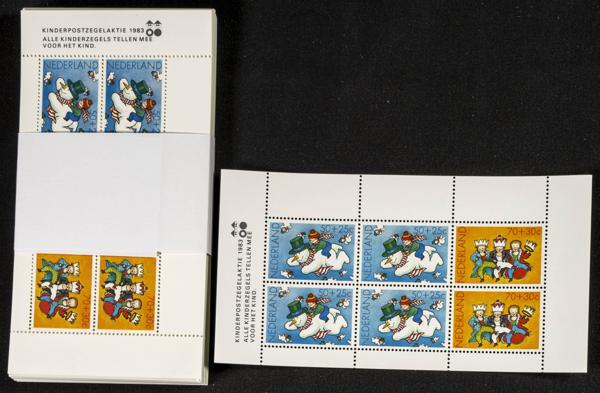 865 | Países Bajos. Stock de Series y Sellos