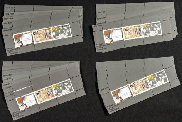 866 | Países Bajos. Stock de Series y Sellos