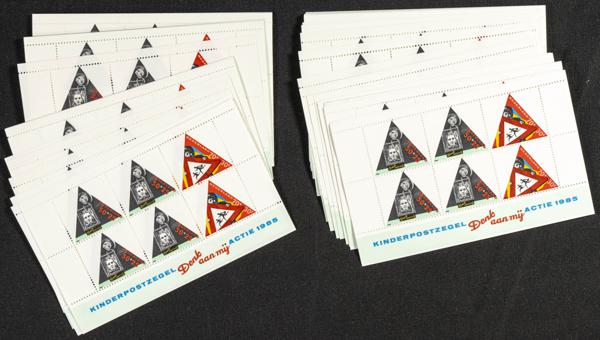 868 | Países Bajos. Stock de Series y Sellos