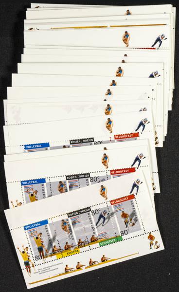 876 | Países Bajos. Stock de Series y Sellos