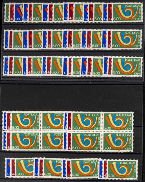 888 | Portugal. Stock de Series y Sellos