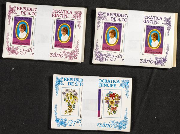 929 | Saint Thomas and Prince. Sets and stamps stock