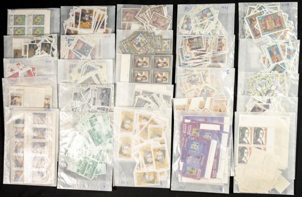 986 | Tema Europa. Stock de Series y Sellos