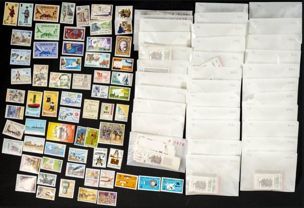 990 | Tema Europa. Stock de Series y Sellos