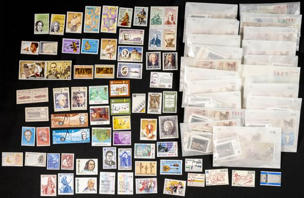 995 | Tema Europa. Stock de Series y Sellos