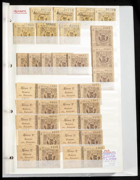 1216 | Lotes y Colecciones.Varios. Fiscal