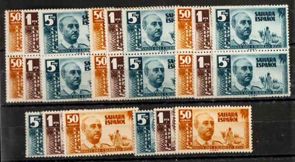 1253 | Sahara. Sets and stamps stock