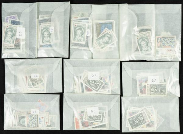 163 | France. Sets and stamps stock