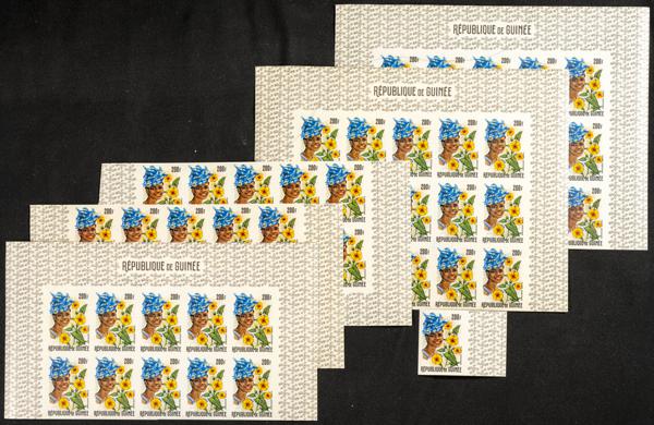 187 | Guinea. Sets and stamps stock