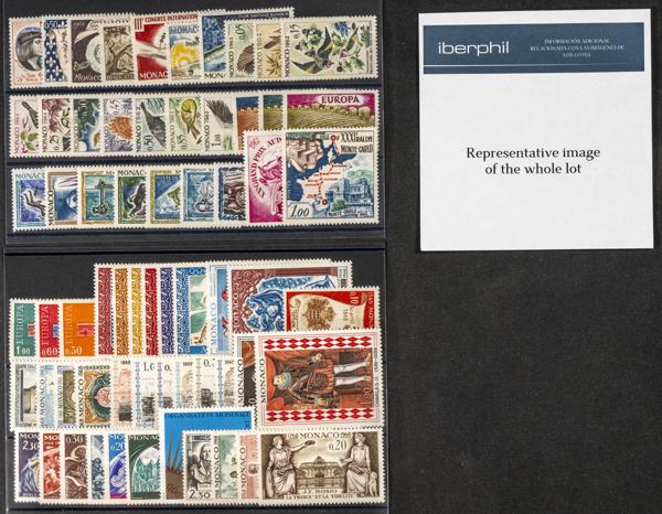 196 | Monaco. Sets and stamps stock