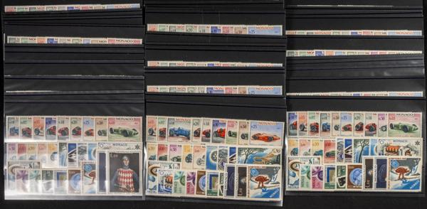 201 | Monaco. Sets and stamps stock