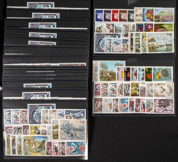 207 | Monaco. Sets and stamps stock