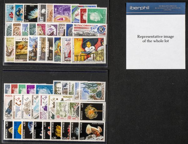 214 | Monaco. Sets and stamps stock