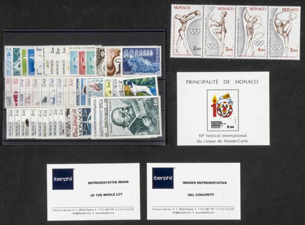 219 | Monaco. Sets and stamps stock