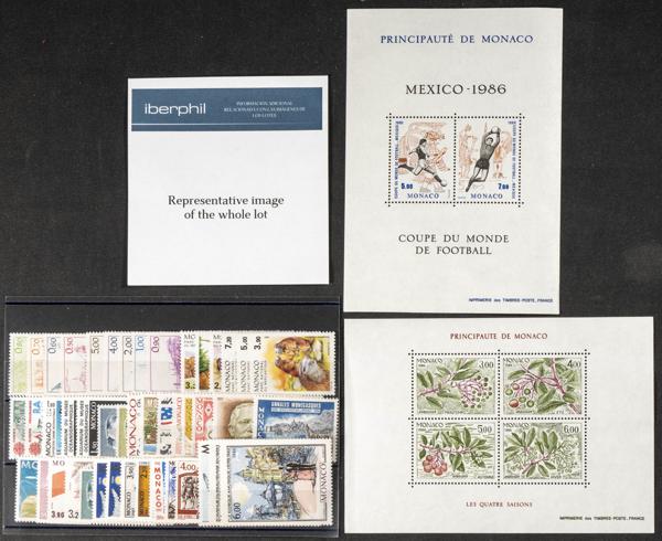 221 | Monaco. Sets and stamps stock