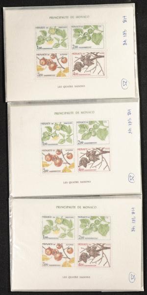 229 | Monaco. Sets and stamps stock