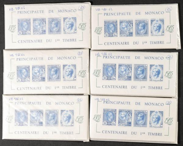 232 | Monaco. Sets and stamps stock