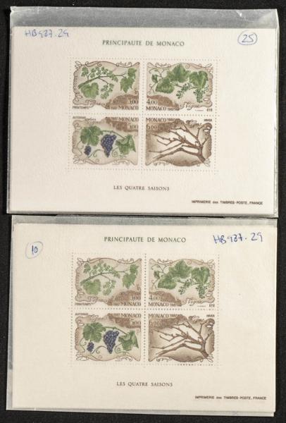 233 | Monaco. Sets and stamps stock