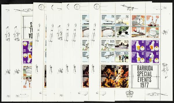 258 | Barbuda. Sets and stamps stock