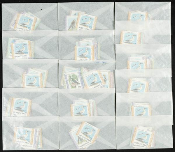 272 | Montserrat. Sets and stamps stock