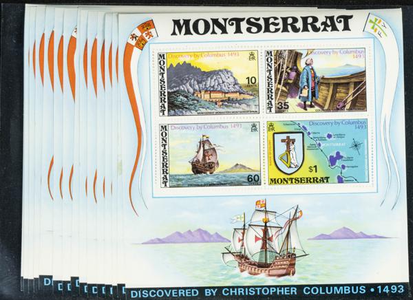 273 | Montserrat. Sets and stamps stock