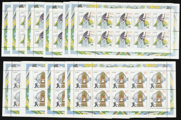 30 | Germany West. Sets and stamps stock