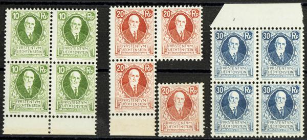 324 | Liechtenstein. Sets and stamps stock