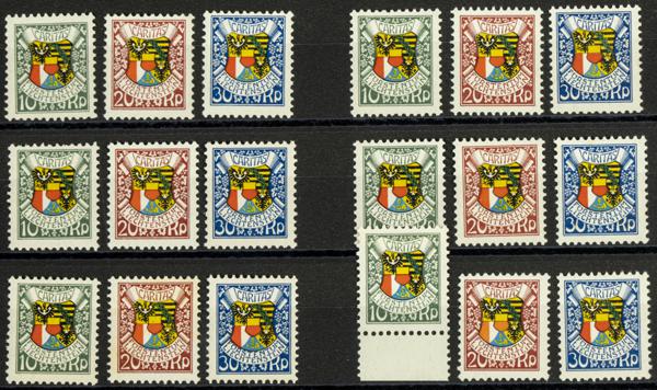 326 | Liechtenstein. Sets and stamps stock