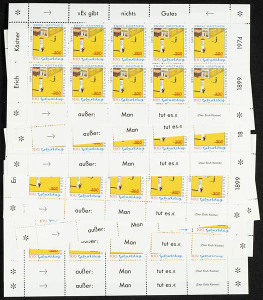 32 | Germany West. Sets and stamps stock