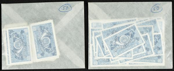 332 | Liechtenstein. Sets and stamps stock